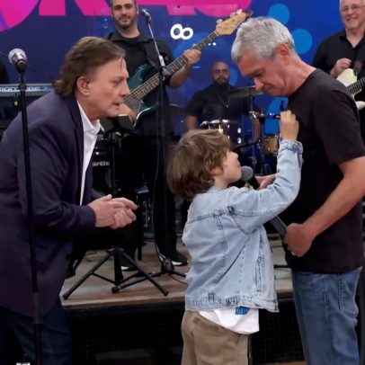 Serginho Groisman se emociona com homenagem do filho e revela: 'Me segurei para não chorar'