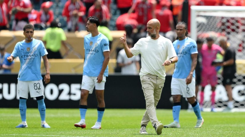 Técnico do Manchester City, Pep Guardiola trata a Copa do Mundo de Clubes como pré-temporada (Foto: David Ramos / GETTY IMAGES NORTH AMERICA / Getty Images via AFP)