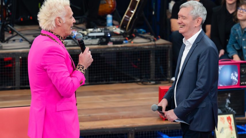 Supla e Serginho Groisman — Foto: Bob Paulino/Globo