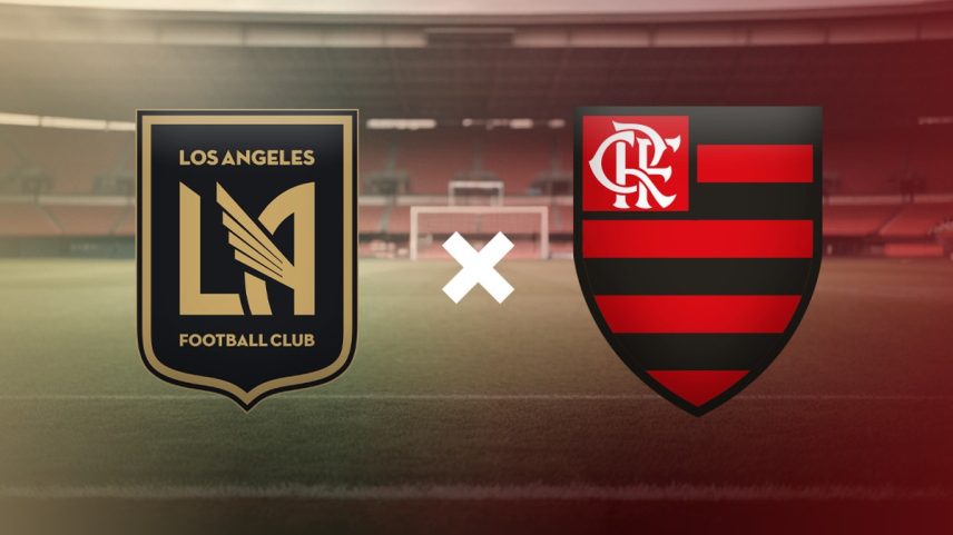 Los Angeles x Flamengo (Foto: Editoria de Arte)