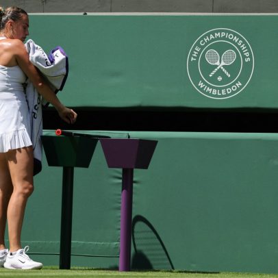 Calor intenso em Wimbledon preocupa público e atletas, incluindo brasileiros