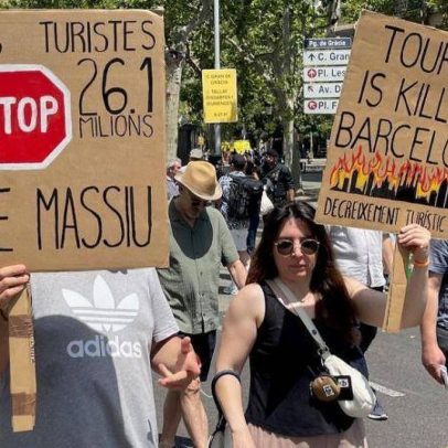 Barcelona se mobiliza contra turismo: 'Airbnb tirou minha casa'