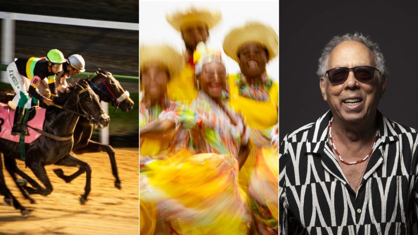 GP Brasil, festas juninas e Macalé no Festival Mimo (Foto: Guito Moreto, Leo Martins e divulgação)