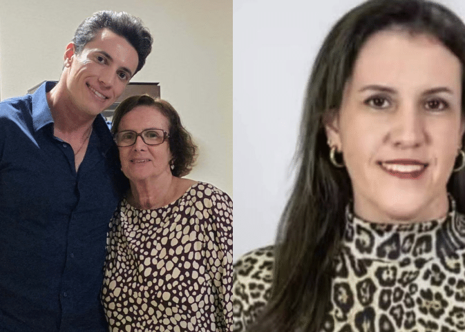 Luiz Antonio Garnica, Elizabete Arrabaça e Nathalia Garnica (Foto: Reprodução)