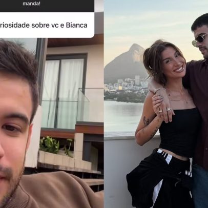 Diego Cruz revela sinceridade no relacionamento com Bianca Andrade
