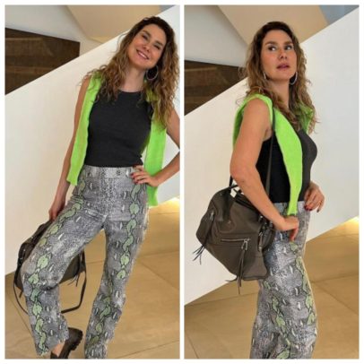 Lavinia Vlasak recebe elogios dos fãs por seu estilo e pede nota para look