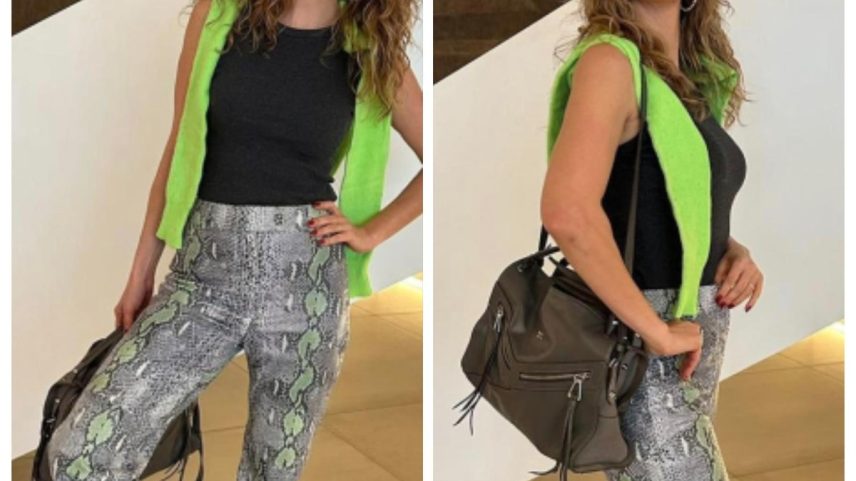 Lavinia perguntou aos seguidores sobre o look escolhido por ela — Foto: Reprodução/Instagram