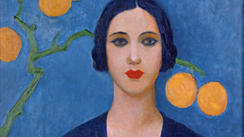 Figura em Azul, de Tarsila do Amaral - Divulgação (Foto: Divulgação)