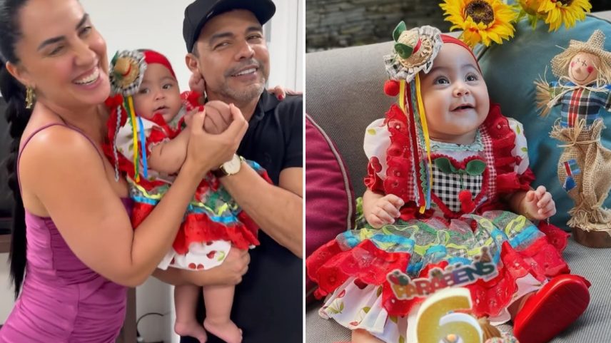 Graciele Lacerda encanta ao mostrar mesversário da filha com tema de São João (Foto: Reprodução/Instagram)