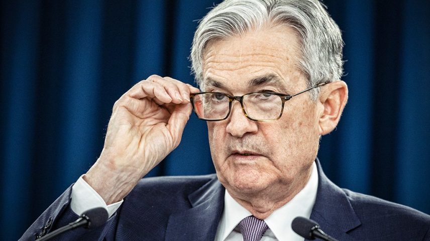 Jerome Powell: presidente do Fed tem sofrido críticas de Trump e pode deixar o mandato até o final do ano (Foto: Samuel Corum/Getty Images)