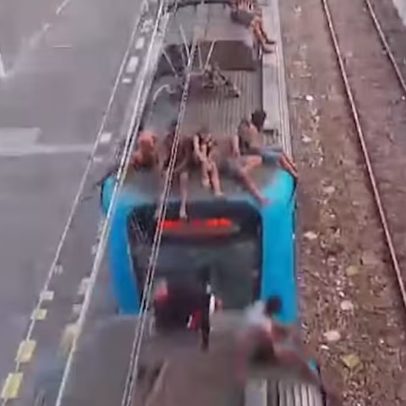 Jovens praticam 'surfe ferroviário' e compartilham aventuras nas redes sociais
