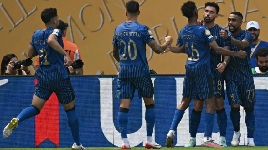 Al-Hilal empatou com o Real Madrid no Mundial de Clubes (Foto: CHANDAN KHANNA / AFP)