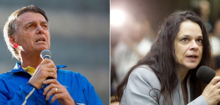 Jair Bolsonaro e Janaina Paschoal (Foto: AFP e Divulgação/Câmara de SP)