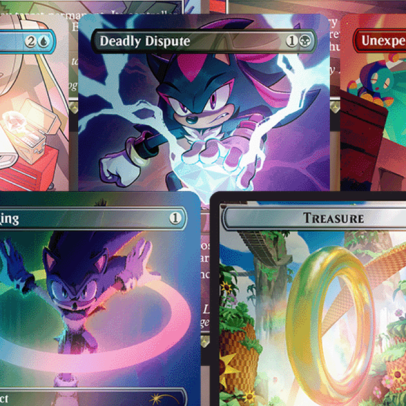 Sonic e Magic: The Gathering lançam cartas em colaboração inédita