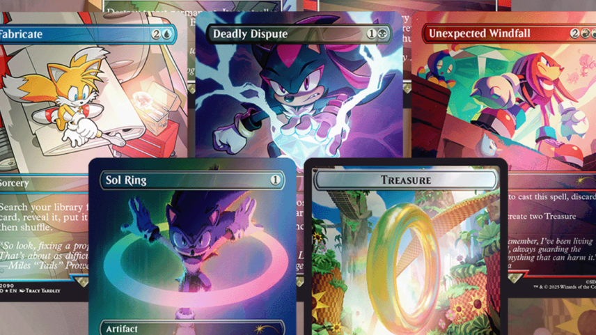 A Hasbro revelou hoje a collab entre Sonic the Hedgehog e Magic the Gathering - veja todas as cartas disponíveis (Foto: Reprodução)