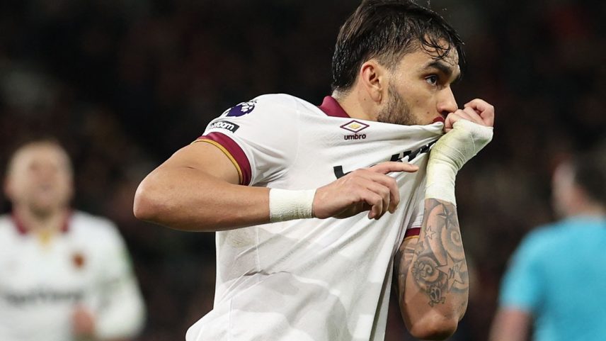 Lucas Paquetá pelo West Ham (Foto: Adrian Dennis / AFP)