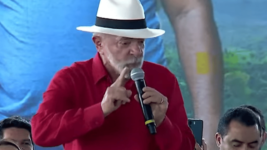 Lula fala em evento no Tocantins (Foto: Reprodução/YouTube/CanalGov)