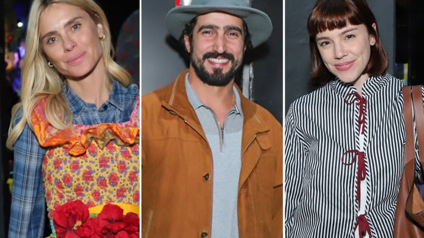 Carolina Dieckmann, Renato Góes e Alice Wegmann — Foto: Thiago Mattos/BrazilNews