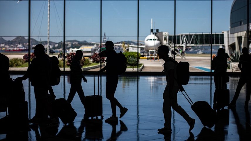 Aeroporto Santos Dumont, no Centro do Rio (Foto: Hermes de Paula / O Globo / Arquivo)