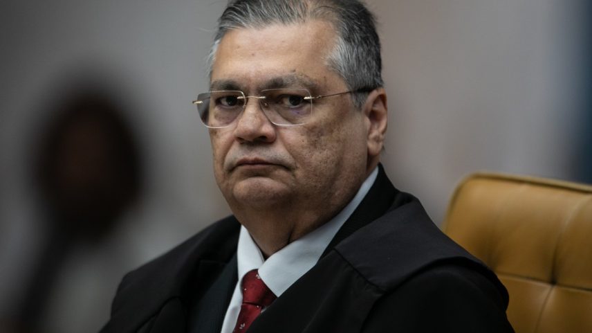 Ministro Flávio Dino durante sessão do Supremo Tribunal Federal (STF) (Foto: Brenno Carvalho / Agência O Globo)
