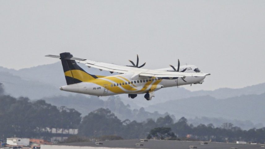 Avião da Voepass: registro cassado (Foto: Paulo Pinto/Agência Brasil/13/08/2024)