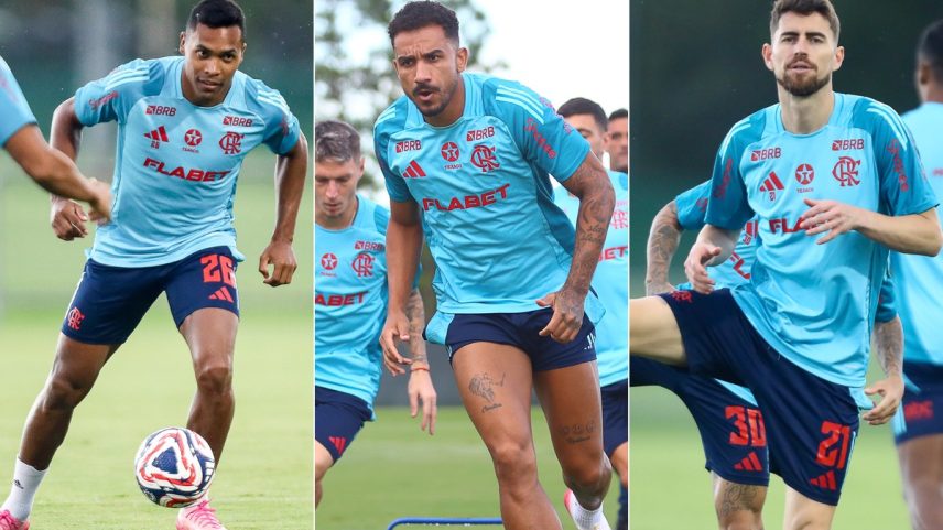 Alex Sandro, Danilo e Jorginho estão entre os reforços 'europeus' do Fla (Foto: Gilvan de Souza/Flamengo)