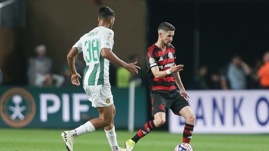 Jorginho em estreia pelo Flamengo (Foto: Gilvan de Souza/Flamengo)