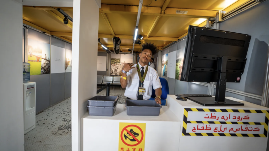 A experiência dos migrantes: o palco Terminal 1 de Glastonbury foi fortemente politizado. (Foto: TERMINAL 1 GLASTONBURY)