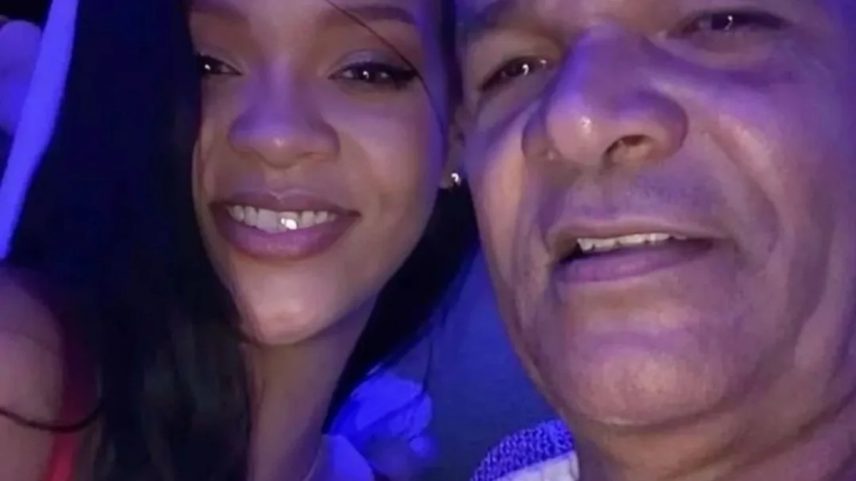 Rihanna e o pai, Ronald Fenty (Foto: Reprodução Instagram)