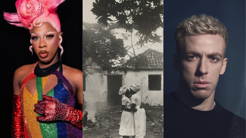 Dia do orgulho LGBTQIAPN+ no Rio: eventos, mostras e peças para celebrar (Foto: Reprodução: Shannon Scarlet (divulgação)/'O beijo 2', de Mayara Ferrão/Divulgação)