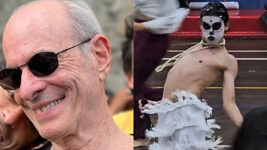 Yago Savalla, de 16 anos, apresentou a icônica música Homem com H durante uma festa junina no colégio Liceu Salesiano, na capital baiana (Foto: Reprodução/Redes sociais)