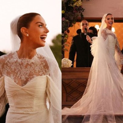 Giovanna Lancellotti e Gabriel David celebram segundo casamento em grande estilo