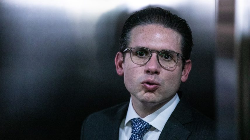 Presidente Hugo Motta em entrevista coletiva na chapelaria do Congresso Nacional (Foto: Brenno Carvalho / Agência O Globo)