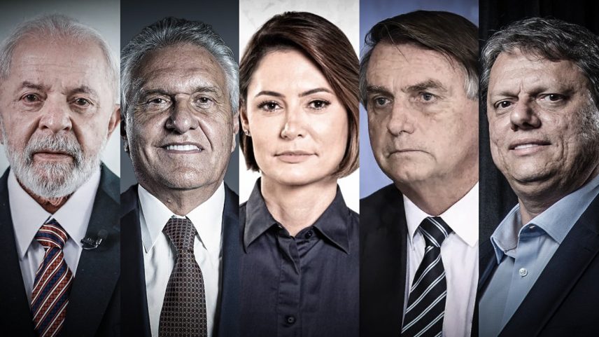 Eleições 2026: cinco pesquisas mostraram cenários da disputa do próximo ano (Foto: Ricardo Stuckert/Um Brasil/Facebook/Reprodução/Evaristo Sá/Leandro Fonseca/Exame)