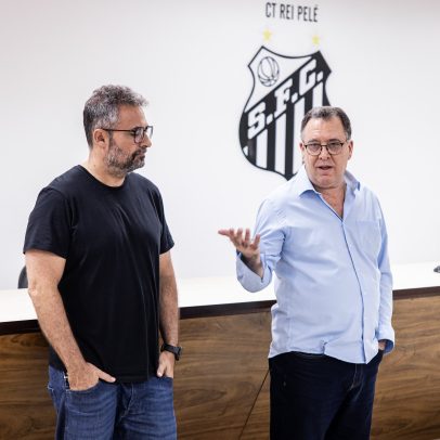 Marcelo Teixeira discute contrato de Neymar e SAF na apresentação de Mattos no Santos