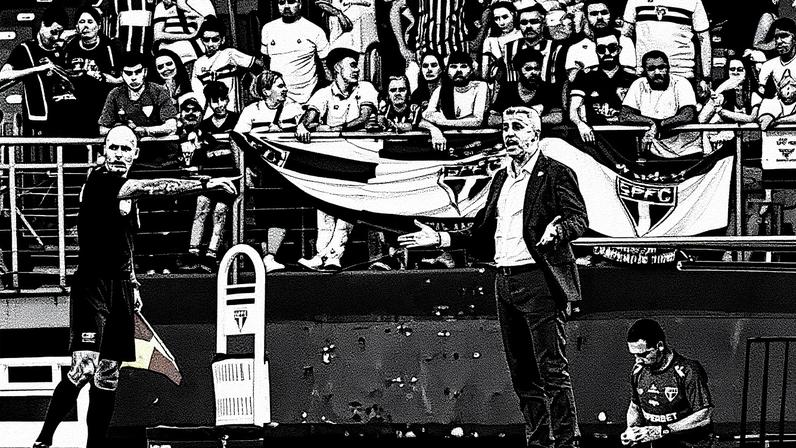 Arbitragem foi motivo de reclamação por parte do São Paulo (Foto: Marcello Zambrana/AGIF)