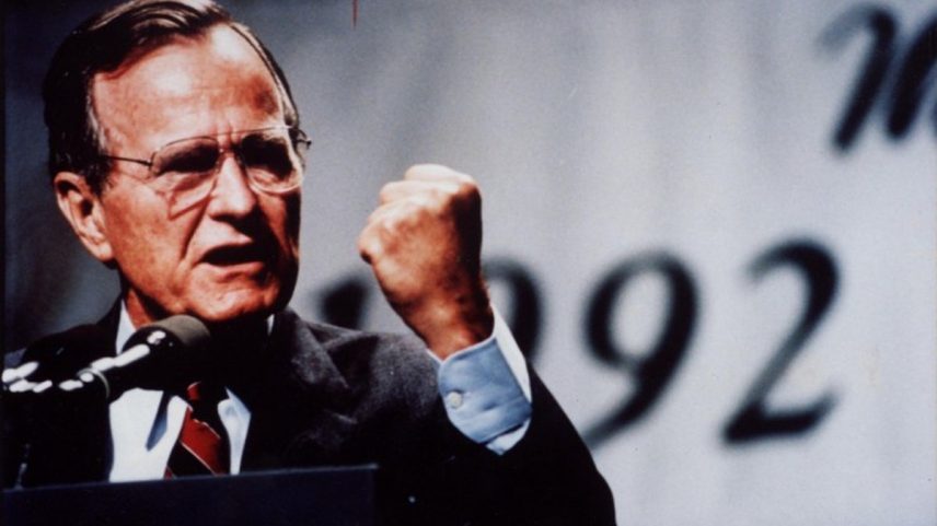 George H. W. Bush, presidente dos Estados Unidos entre 1989 e 1993 (Foto: Acervo)