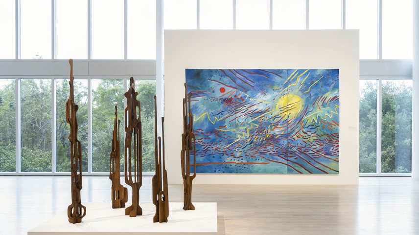 Vista da exposição “Mildred Thompson: Frequencies” no Institute of Contemporary Art, Miami. (Foto: Oriol Tarridas)