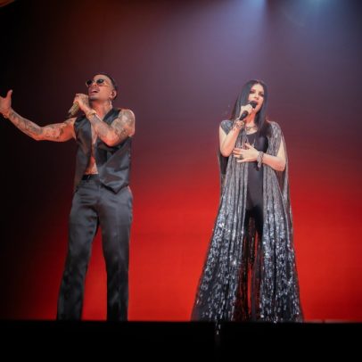 Laura Pausini e Rauw Alejandro encantam público com estreia de 'Se Foi'