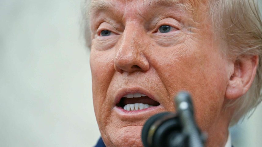 Donald Trump, presidente dos EUA — Foto: Jim Watson/AFP