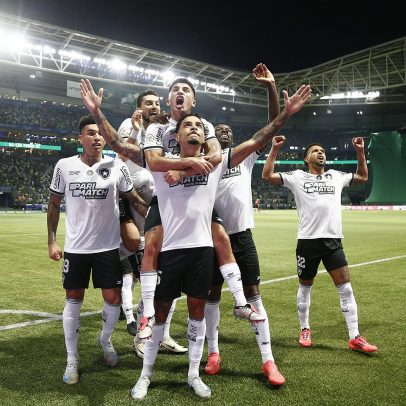 Botafogo mantém invencibilidade de 5 jogos contra o Palmeiras no futebol brasileiro