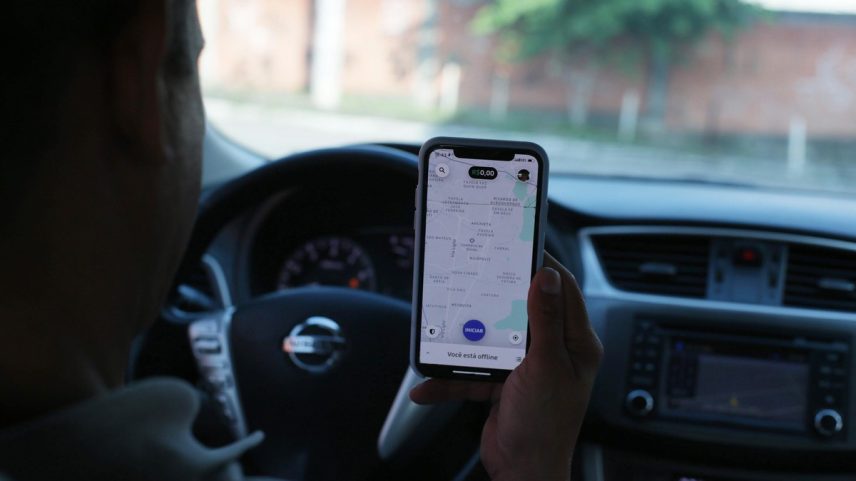 Motorista de aplicativo (Foto: Cléber Júnior)