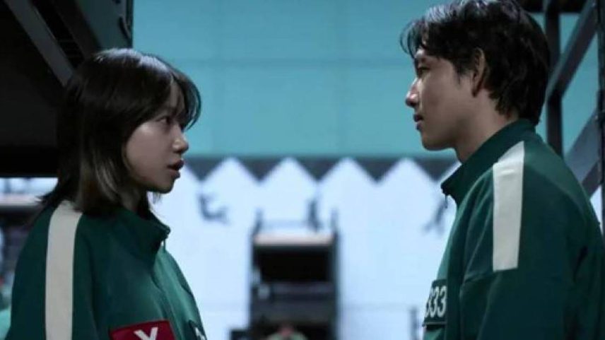 Im Si-wan e Jo Yu-ri em Round 6 (Foto: Reprodução)