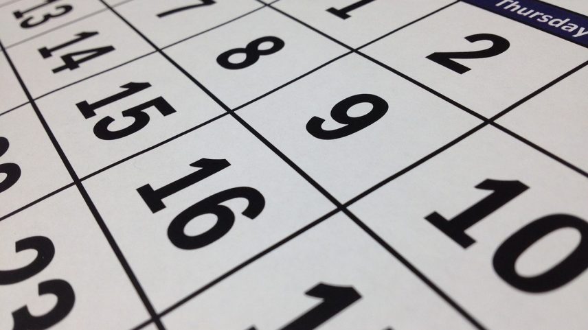 Calendário (Foto: Pixabay)