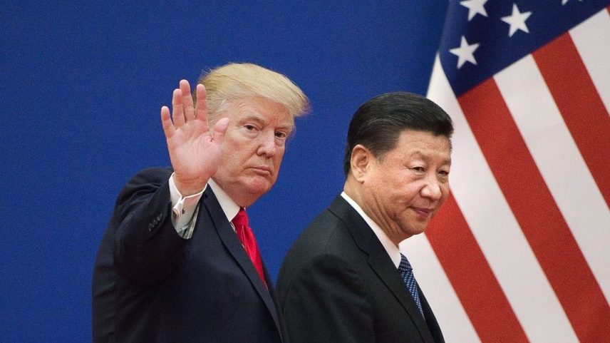 Trump e Xi Jinping — Foto: Bloomberg