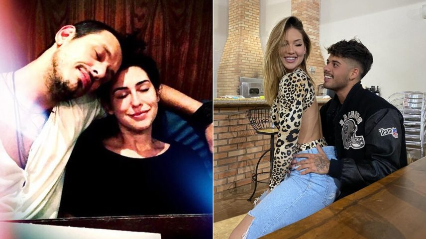 Fernanda Paes Leme e João Vicente de Castro; Virginia Fonseca e Zé Felipe (Foto: Reprodução)