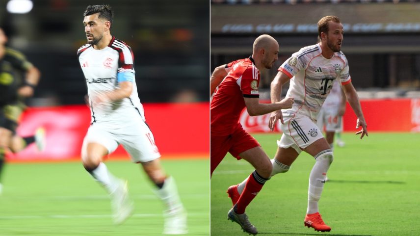 Flamengo enfrenta o Bayern de Munique nas oitavas de final do Mundial (Foto: Gilvan de Souza/Flamengo; Reprodução/X)