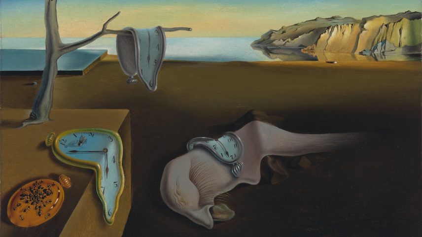A imagem digital de Salvador Dalí, A Persistência da Memória, 1931. Direitos autorais da obra © 2025 Salvador Dalí, Fundació Gala-Salvador Dalí, Artists Rights Society (ARS), Nova Iorque. (Foto: The Museum of Modern Art, licenciado por Scala/Art Resource, Nova Iorque)