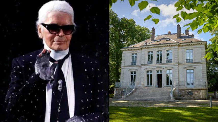Casa de campo do famoso estilista Karl Lagerfeld na França vai a leilão com lance inicial de R$ 29,5 milhões (Foto: AFP)