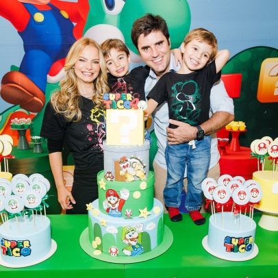 Milena Toscano organiza festa temática para comemorar os 4 anos do filho caçula